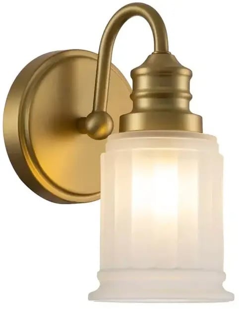 Elstead Lighting Swell nástenná lampa 1x3 W mosadzná QZ-SWELL1-BB-BATH