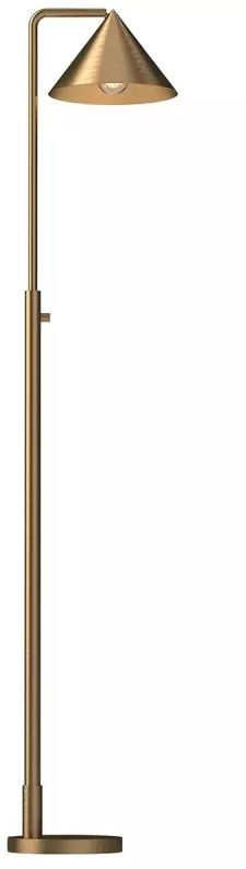 Elstead Lighting Remyck stojaca lampa 1x60 W zlatá ALM-REMYCK-FL-GD