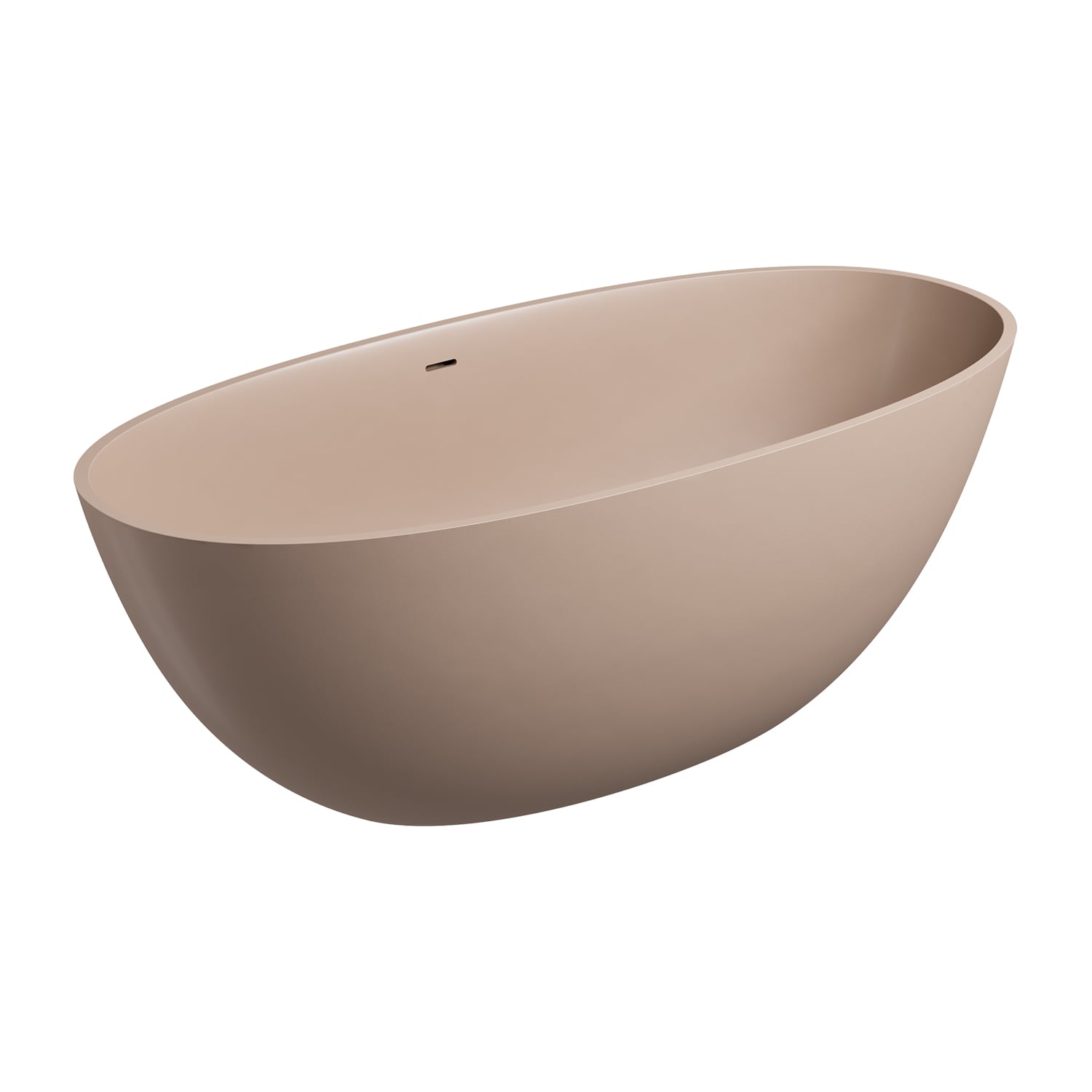 Omnires Shell M+ voľne stojaca vaňa 160x75 cm oválne SHELLWWZPDB