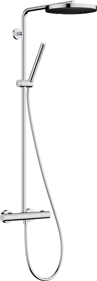 Hansgrohe Pulsify S Puro sprchová súprava nástenná s termostatom s dažďovou sprchou chrómová 24222000