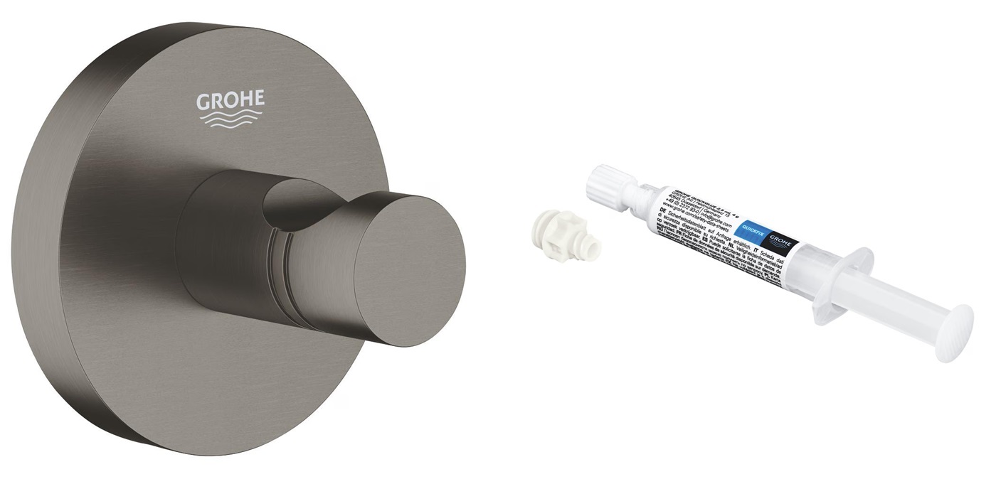 Súprava vešiak na uterák Grohe Start 41173AL0, lepidlo Grohe QuickGlue 41127000