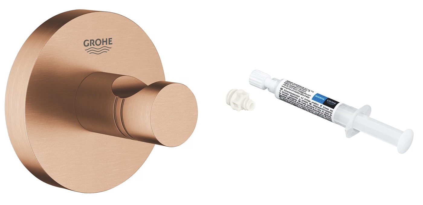 Súprava vešiak na uterák Grohe Start 41173DL0, lepidlo Grohe QuickGlue 41127000