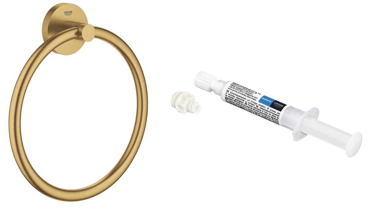 Súprava vešiak na uterák Grohe Start 41174GN0, lepidlo Grohe QuickGlue 41127000