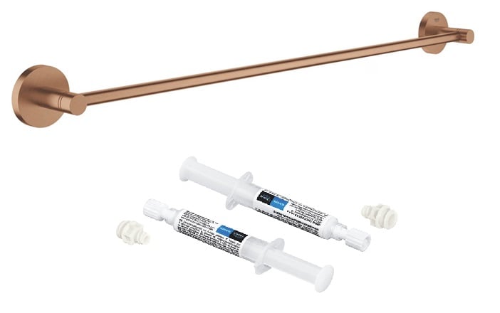 Súprava vešiak na uterák Grohe Start 41178DL0, lepidlo Grohe 41128000