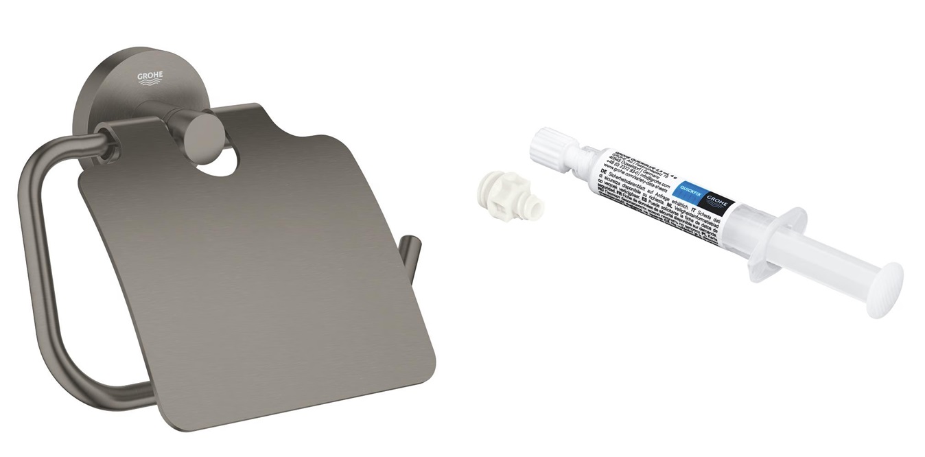 Súprava držiak na toaletný papier Grohe Start 41179AL0, lepidlo Grohe QuickGlue 41127000