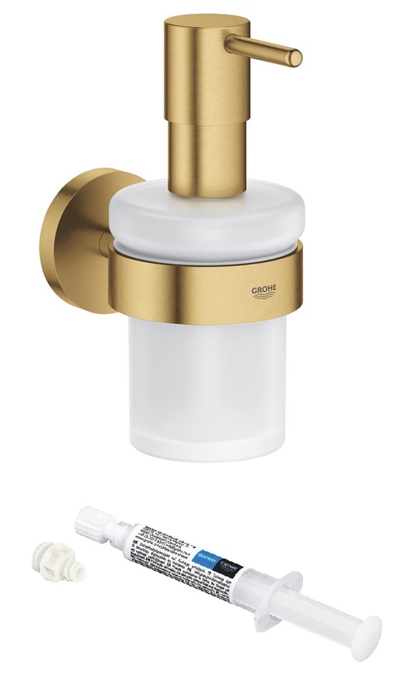 Súprava dávkovač mydla Grohe Start 41195GN0, lepidlo Grohe QuickGlue 41127000