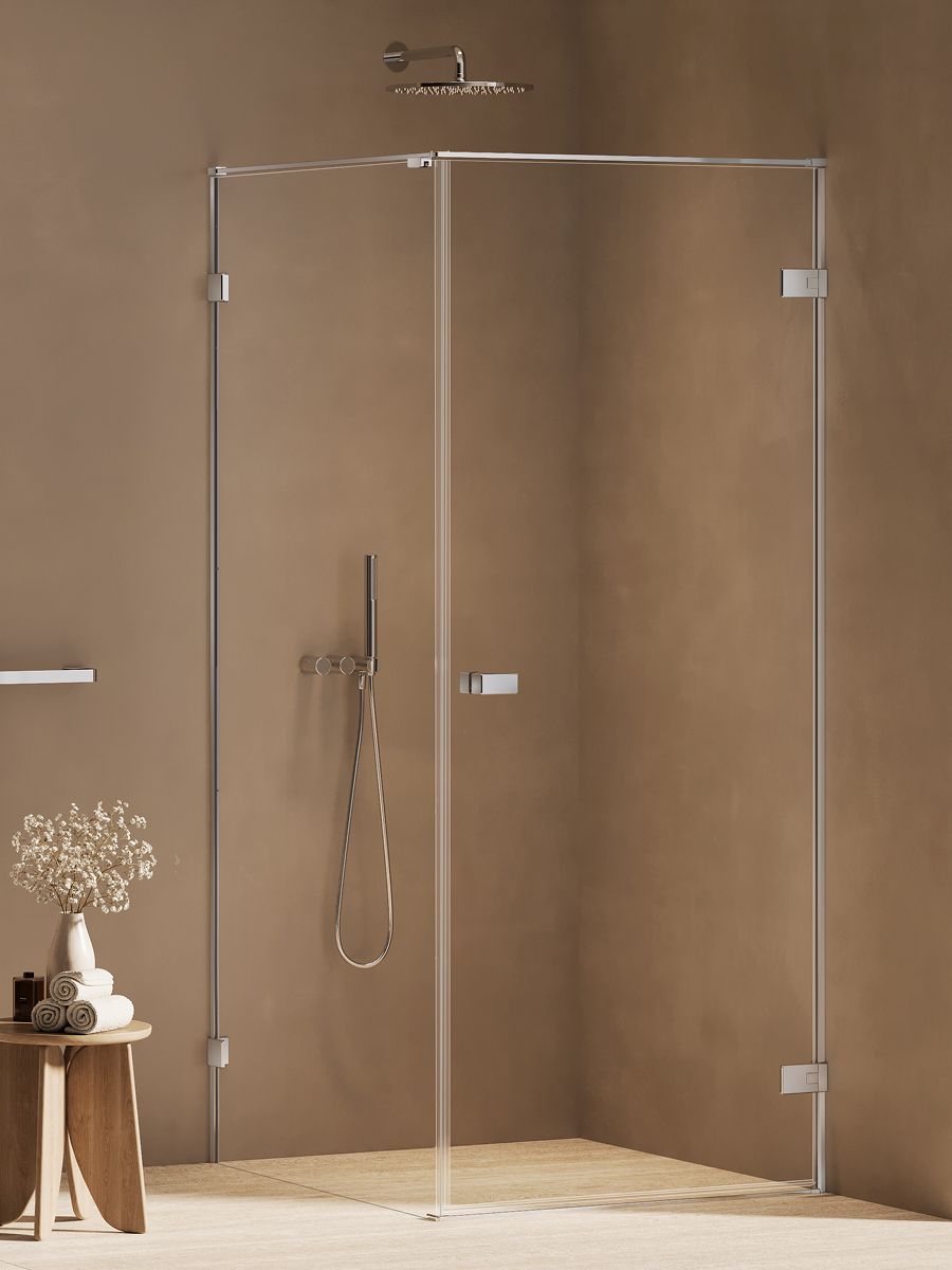New Trendy Oxia sprchovací kút 120x70 cm chromová lesklé/priehľadné sklo AXJ-0083