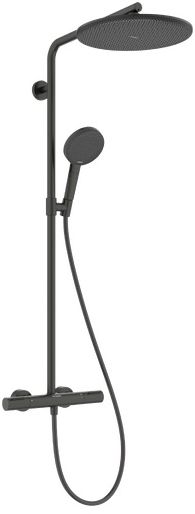 Hansgrohe Raindance Alive S sprchová súprava nástenná s termostatom s dažďovou sprchou čierna 24594340
