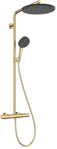 Hansgrohe Raindance Alive S sprchová súprava nástenná s termostatom s dažďovou sprchou zlatá 24594990