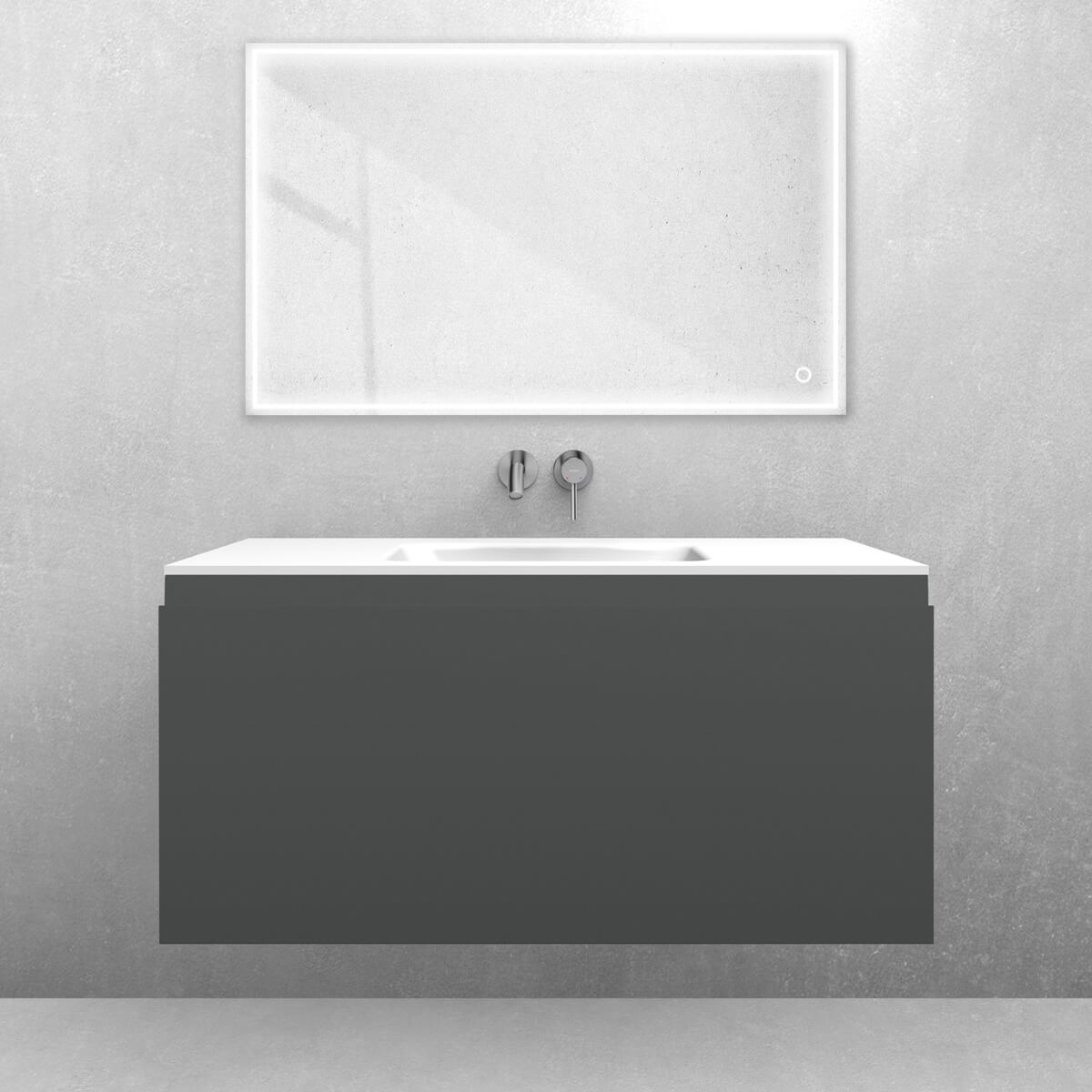 Súprava umývadlo Oltens Kalla 40208000, skrinka Oltens Vernal 60015400