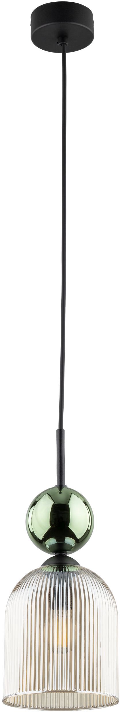TK Lighting Sophia Green Cognac závesné svietidlo 1x10 W zelená-hnedá 11146