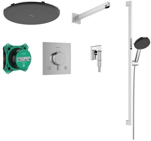 Hansgrohe Raindance Alive Select S sprchová súprava podomietková s termostatom s dažďovou sprchou chrómová 24622000