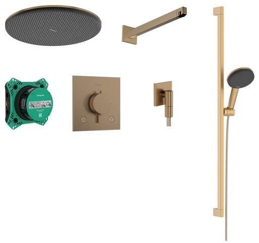 Hansgrohe Raindance Alive Select S sprchová súprava podomietková s termostatom s dažďovou sprchou || 24622140
