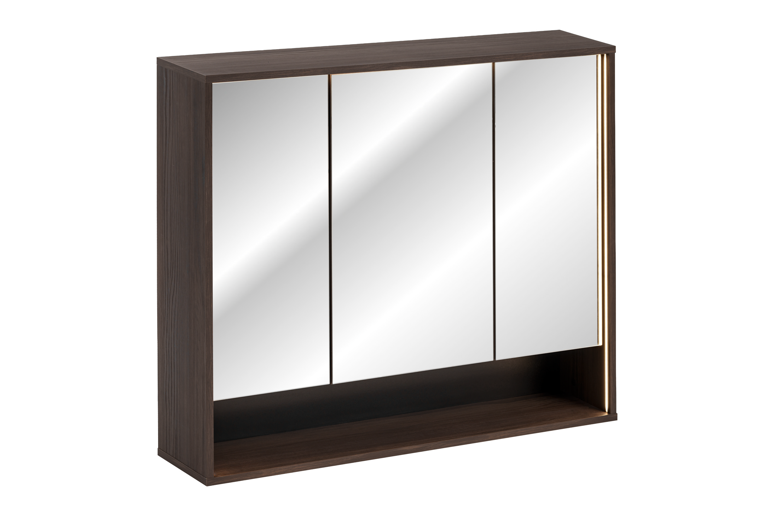Comad Dorothy Ristretto skrinka 100x20x85 cm so zrkadlom dub DOROTHY RISTRETTO 84-100-3D