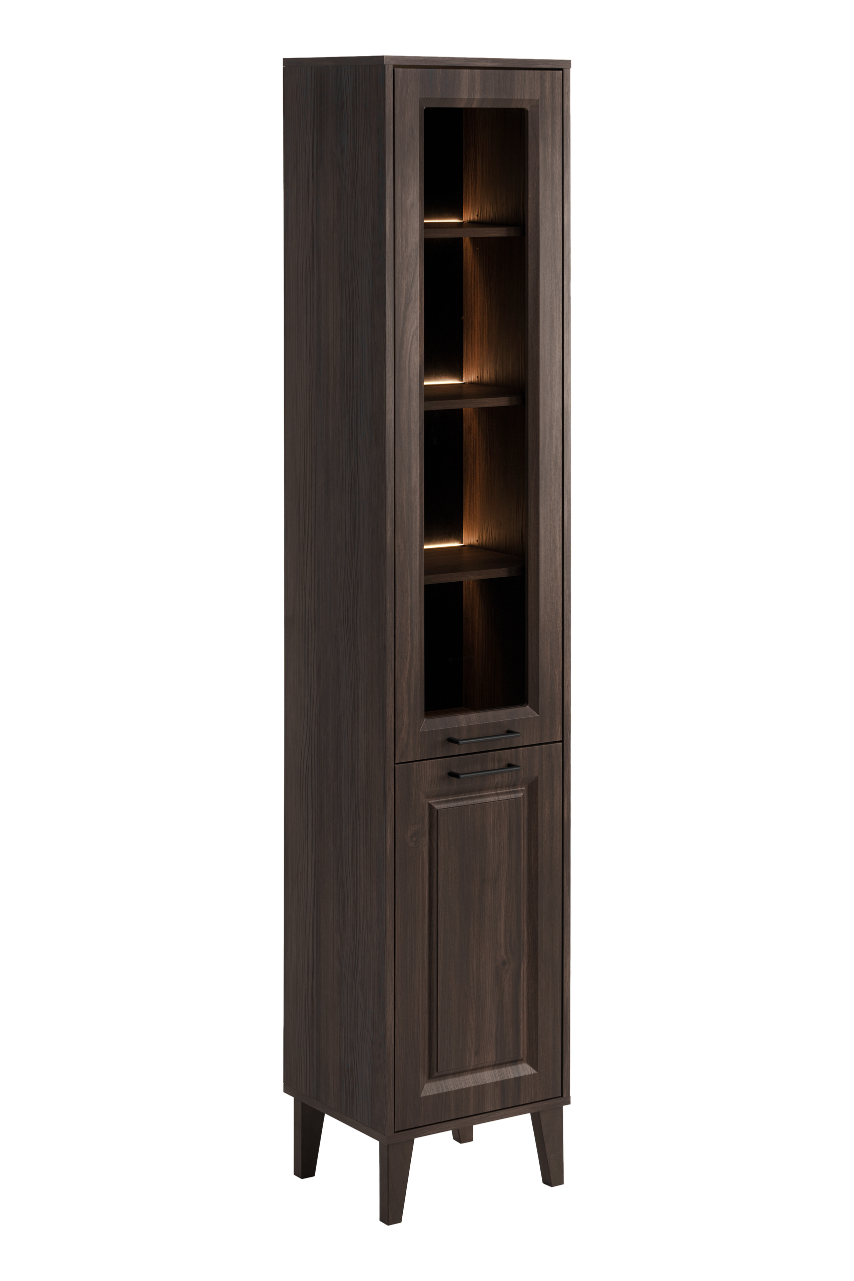 Comad Dorothy Ristretto skrinka 40x35x205 cm bočné stojace dub DOROTHY RISTRETTO 80-40-2D