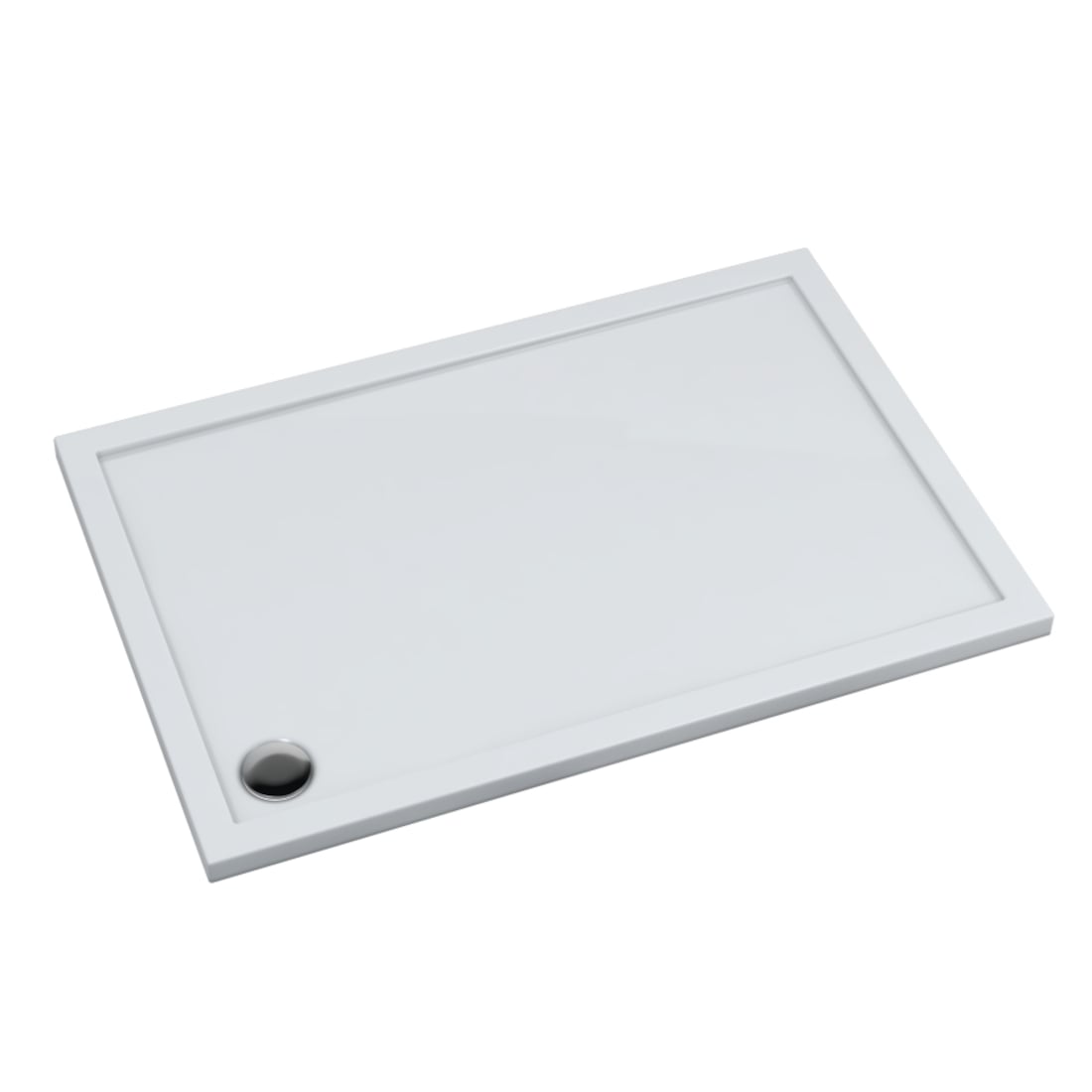 Schedline Sharper obdĺžniková sprchová vanička 140x90 cm biela 3S.S1P-90140