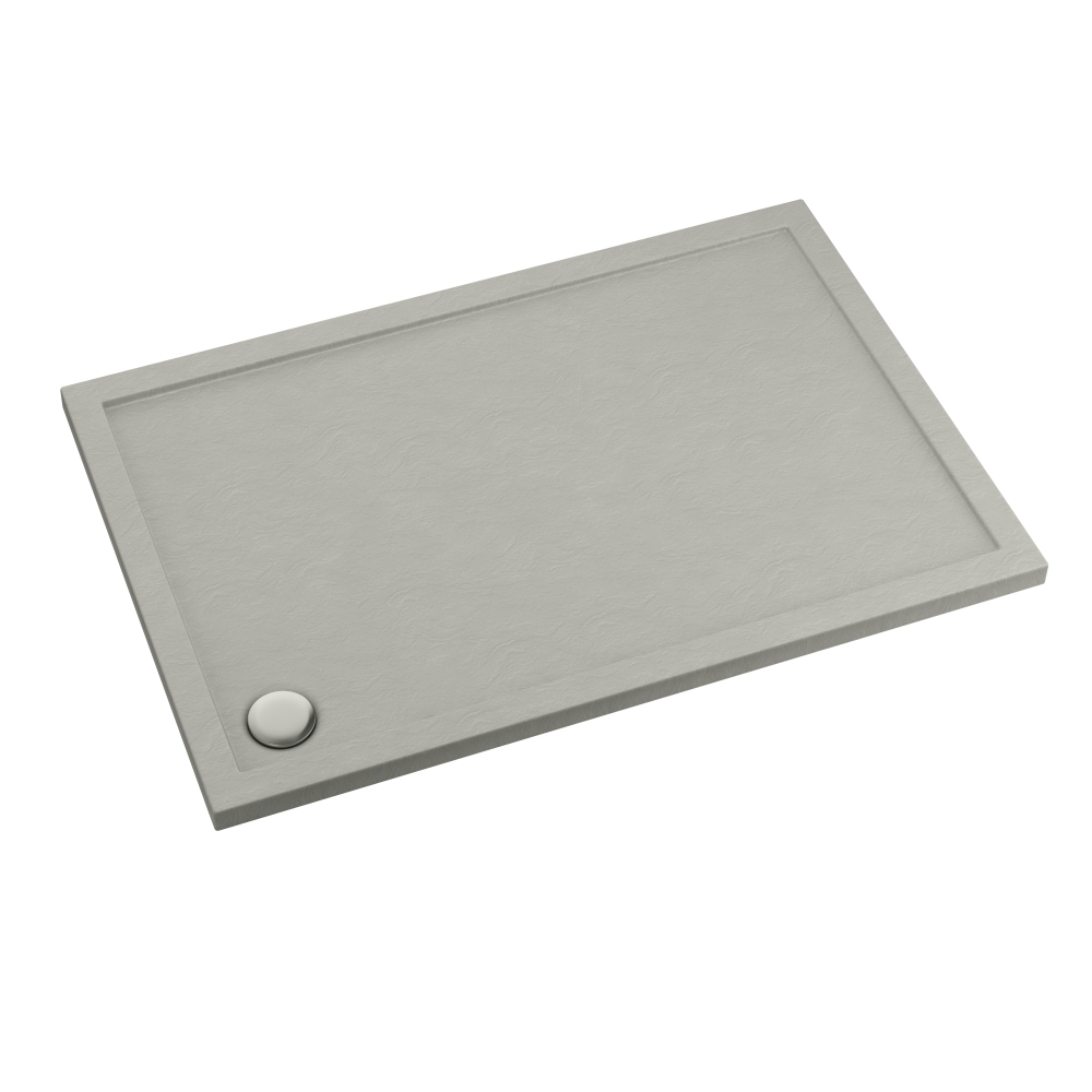 Schedline Sharper Cement Stone obdĺžniková sprchová vanička 120x90 cm cementová 3S.S1P-90120/CT/ST