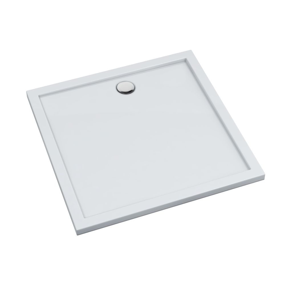 Schedline Sharper štvorcová sprchová vanička 90x90 cm biela 3S.S2K-9090