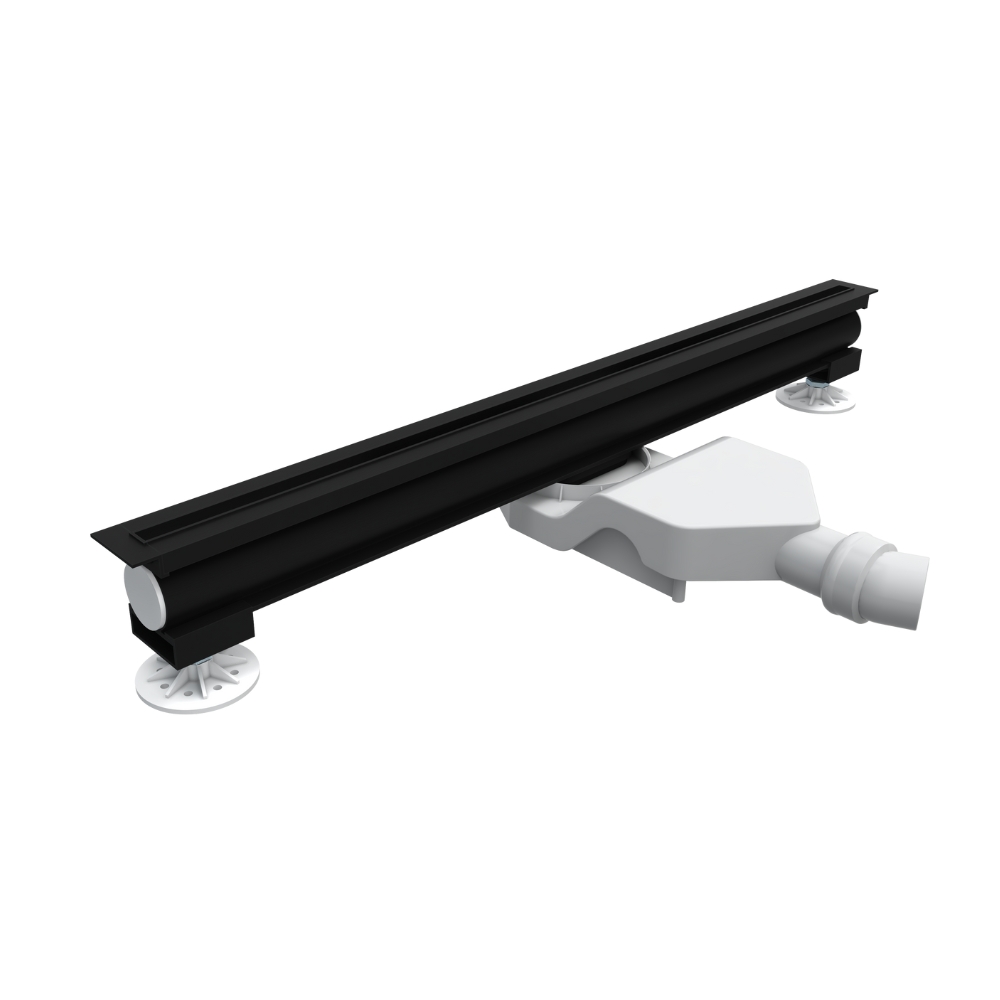 Schedline Thin Flow lineárny odtok 100 cm čierna SOLBV1-100012C