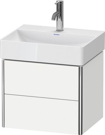 Duravit XSquare skrinka 48.4xx39 cm závesná kúpeľňová skrinka pod umývadlo biela XS430508585