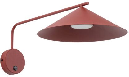 TK Lighting Lume M nástenná lampa 1x11 W bordová 11694