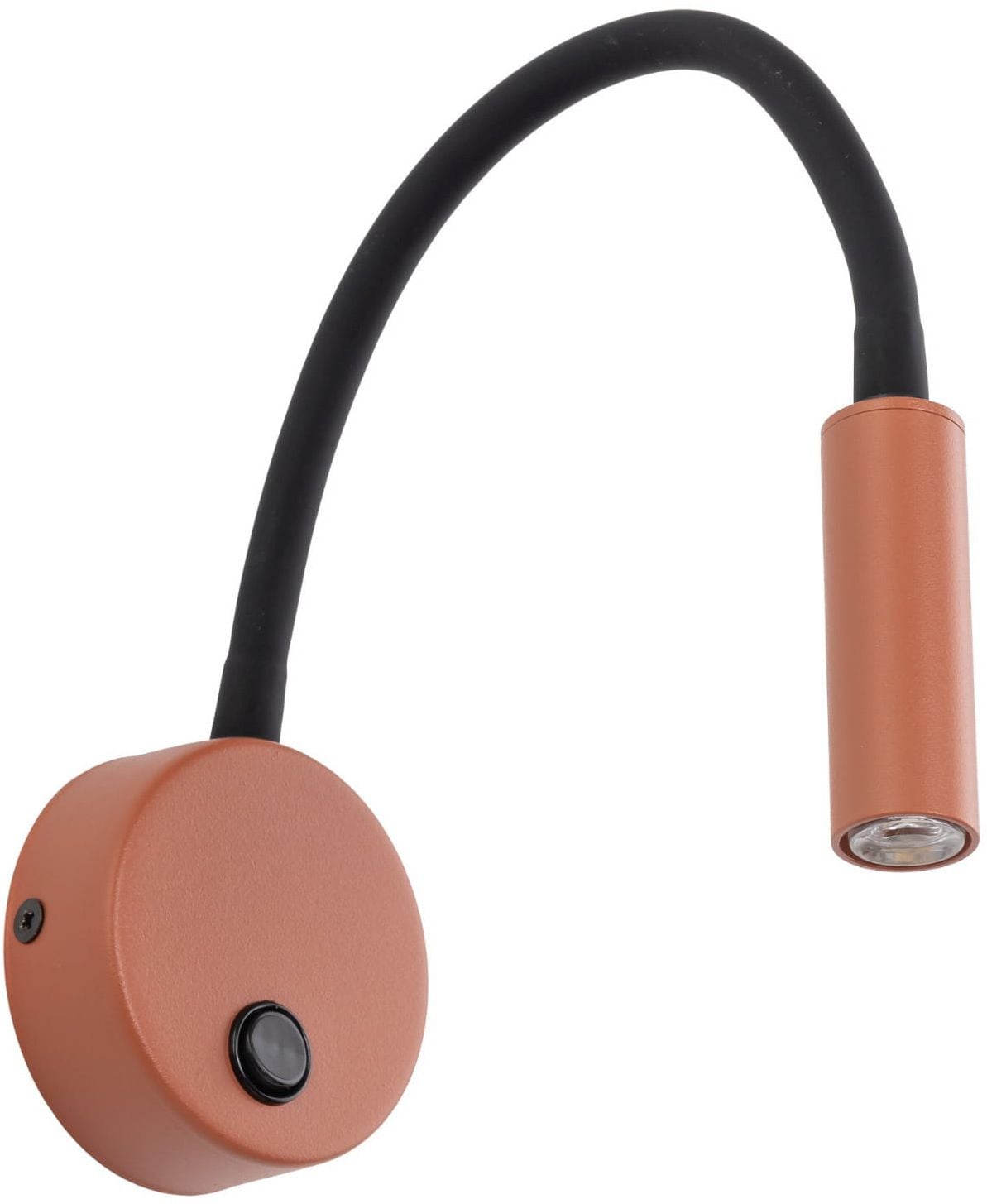 TK Lighting Lagos nástenná lampa 1x8 W čierna-červená 11448