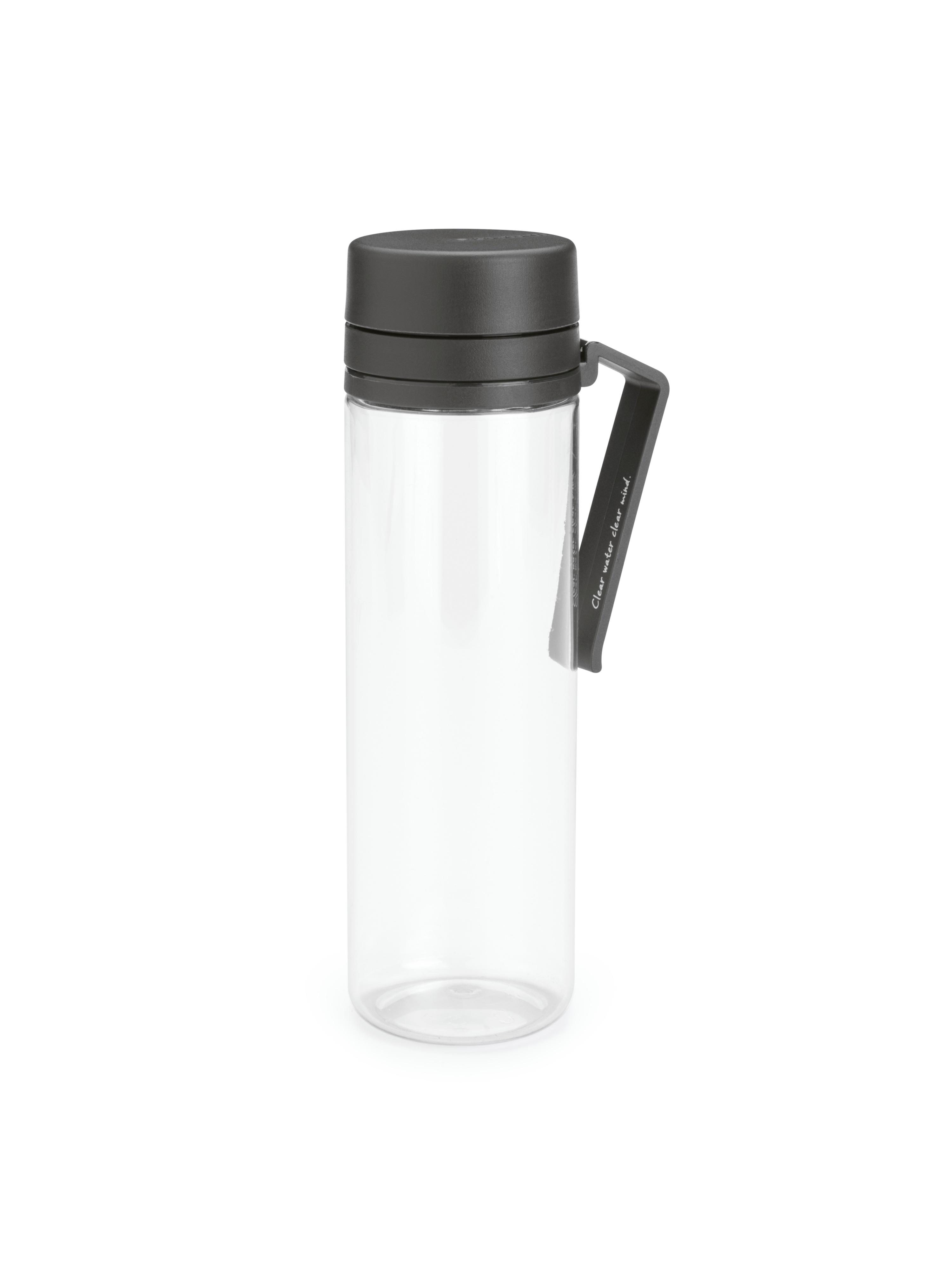 Brabantia Make & Take fľaša na vodu 9x6x22 cm transparentná-sivá 148842
