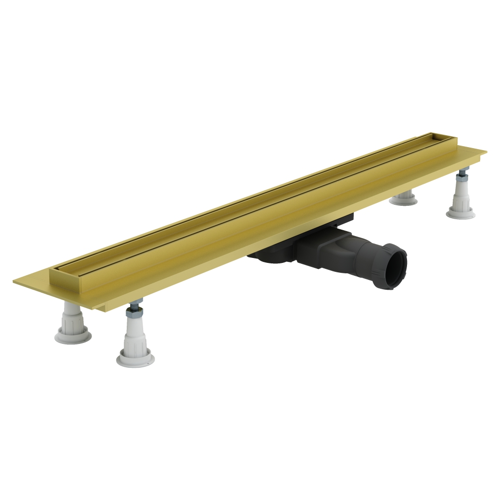 Schedline Slight Line Low Gold lineárny odtok 100 cm zlatá SOLPLZ-100035LOW