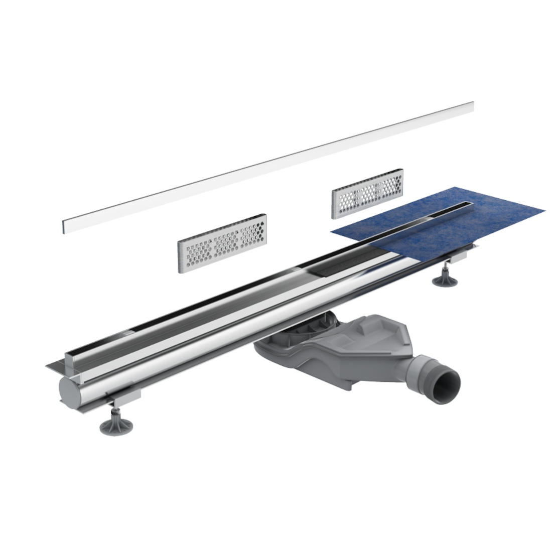 Schedline Thin Line lineárny odtok 70 cm oceľová SOL-70012
