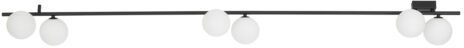 TK Lighting Imelo stropné svietidlo 6x8 W biela-čierna 11479