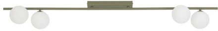TK Lighting Imelo stropné svietidlo 4x8 W biela-zelená 11478