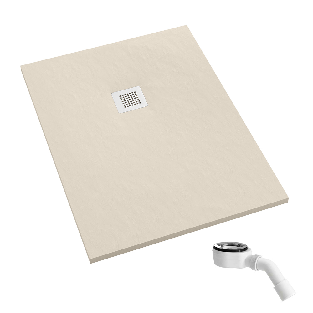 Schedpol Kalait Cashmere Stone obdĺžniková sprchová vanička 90x70 cm béžová 3.3133/PK/ST-M2