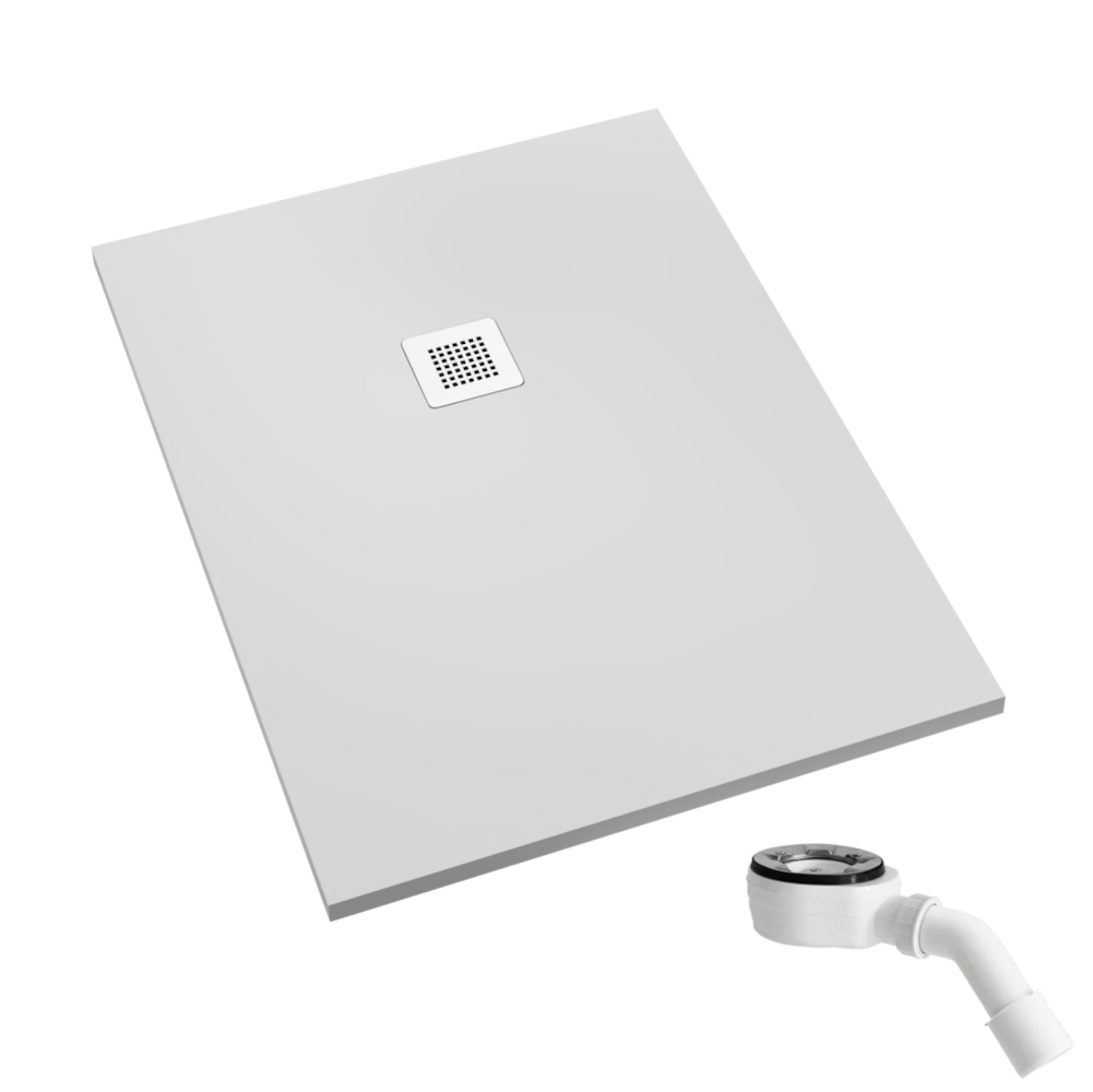 Schedpol Kalait Smooth White obdĺžniková sprchová vanička 160x90 cm biela 3.3121-M2