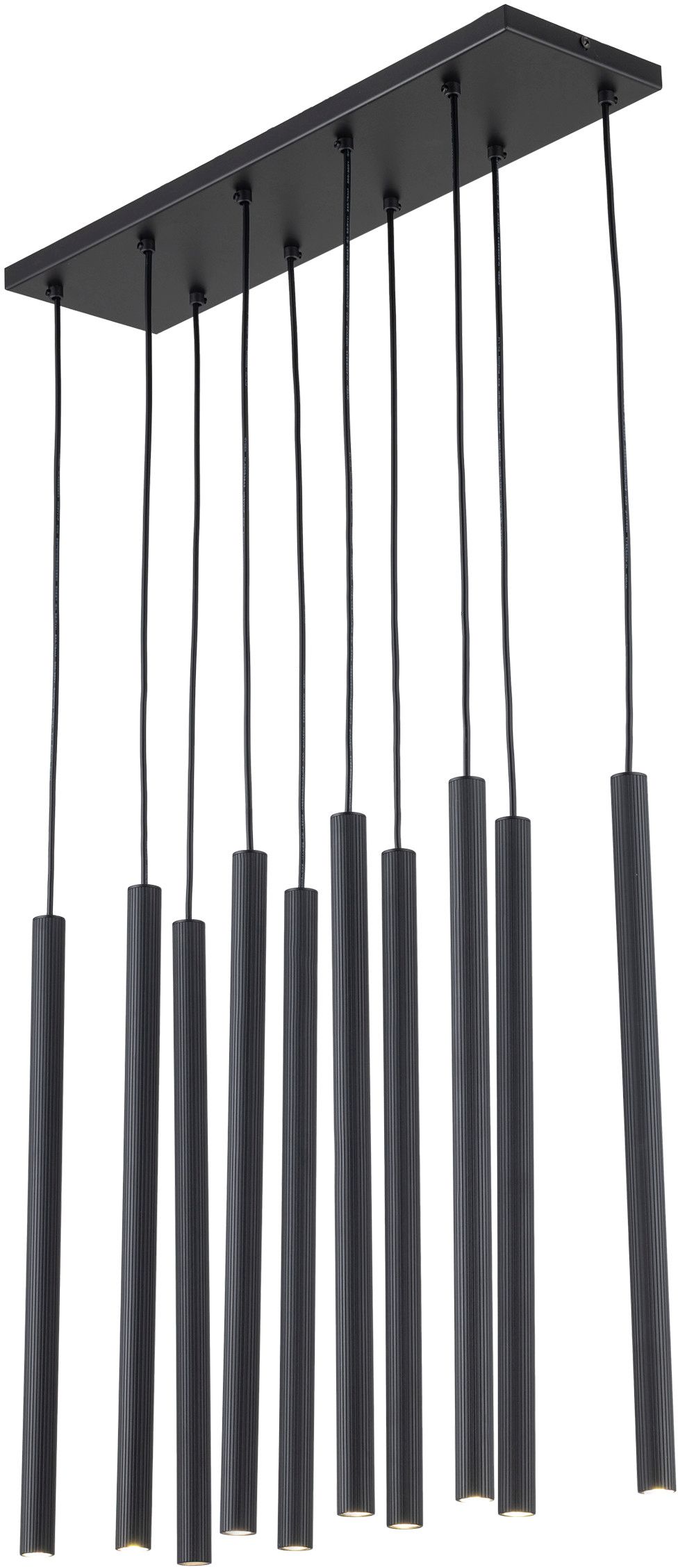 TK Lighting Ferro závesné svietidlo x8 W čierna 11489