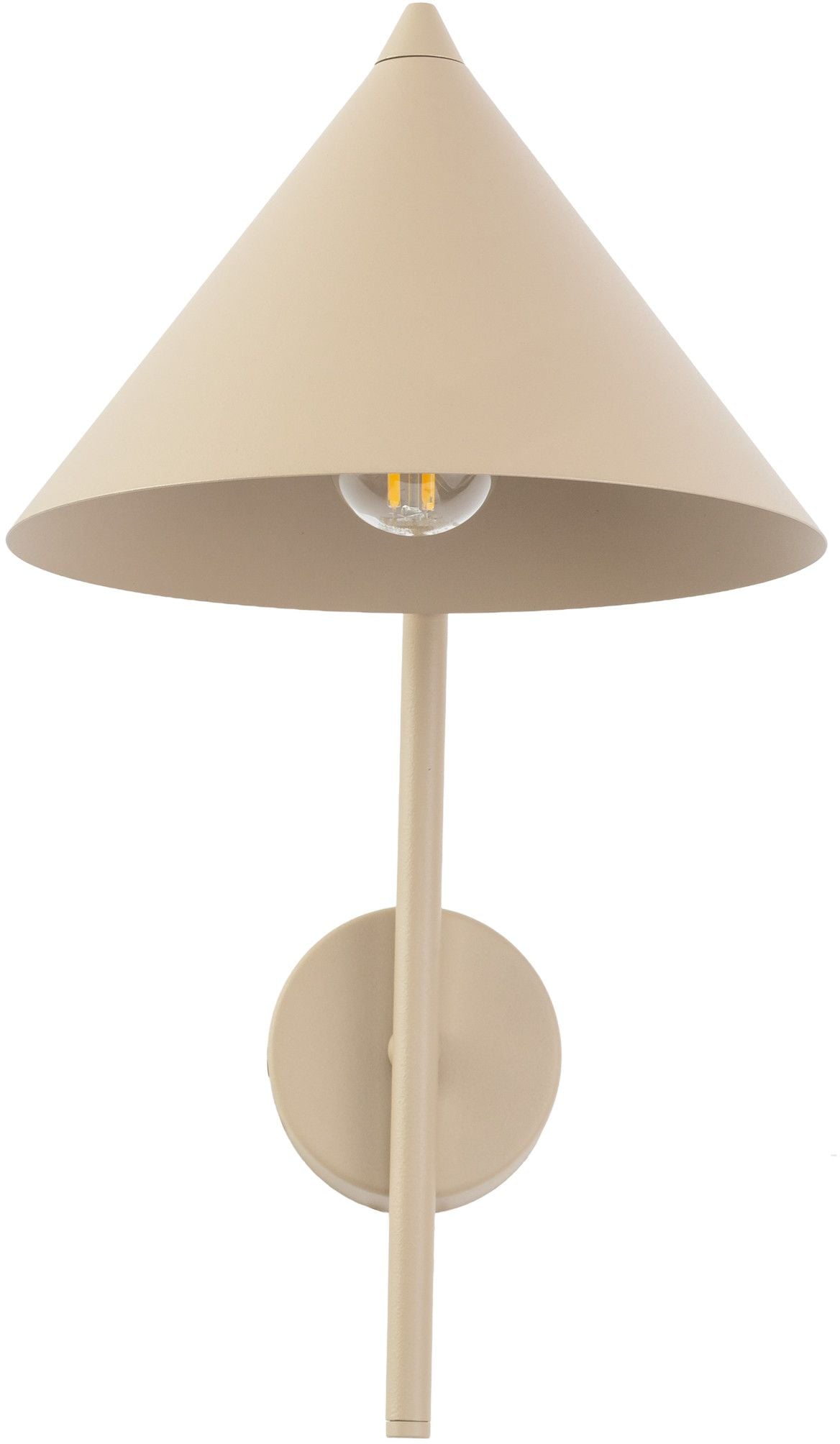TK Lighting Cono nástenná lampa 1x W piesková 11474