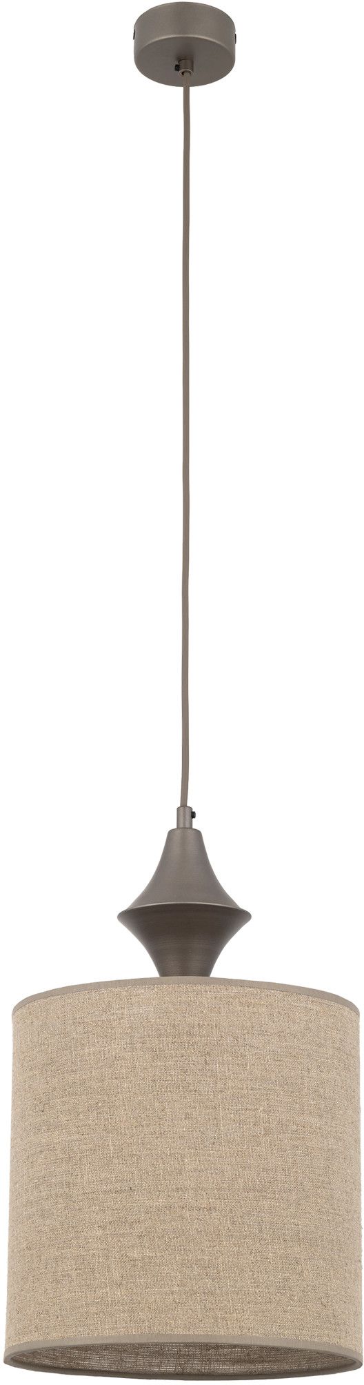 TK Lighting Amura závesné svietidlo 1x15 W hnedá 11438