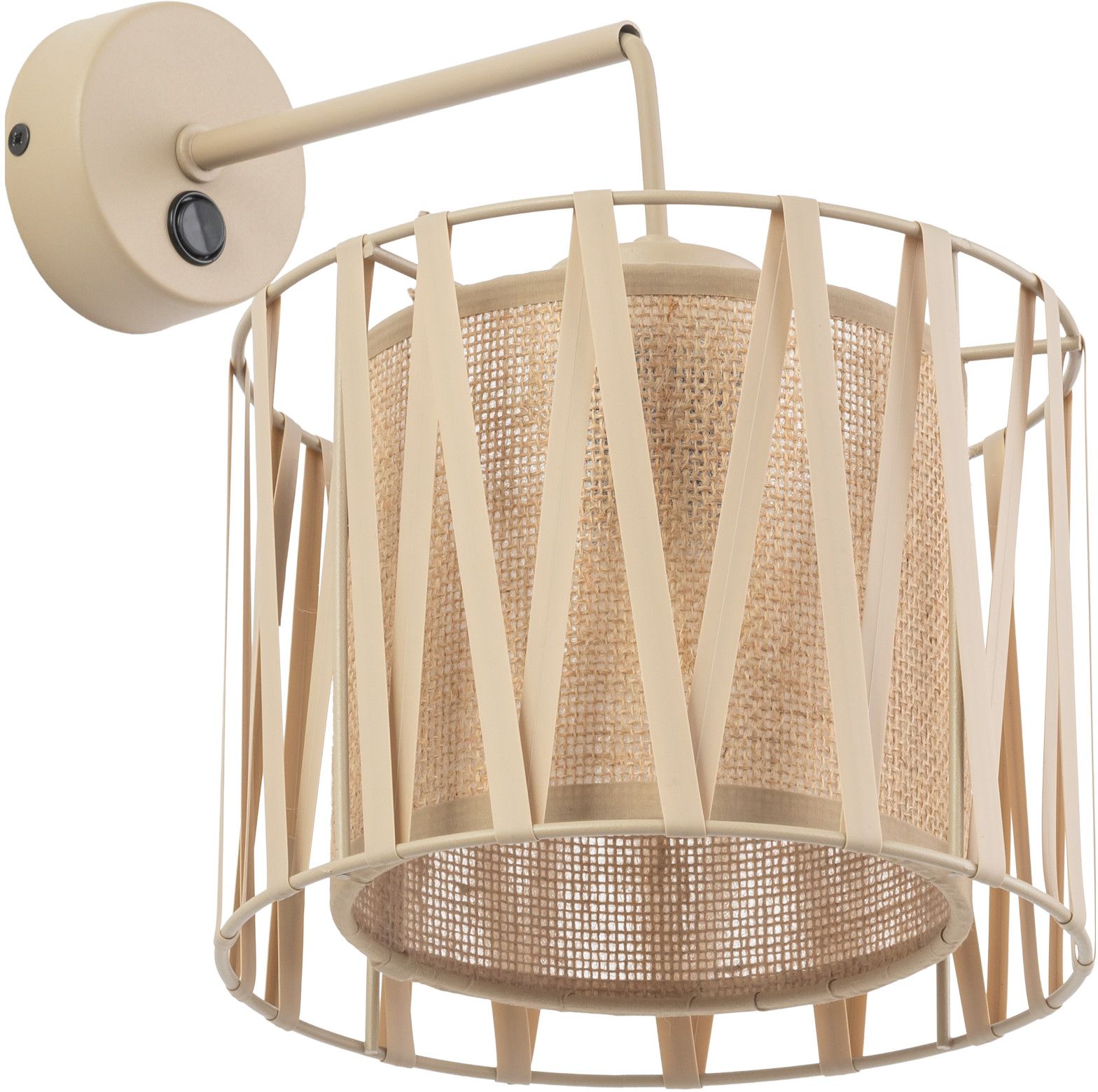 TK Lighting Harmony nástenná lampa 1x15 W piesková 11462