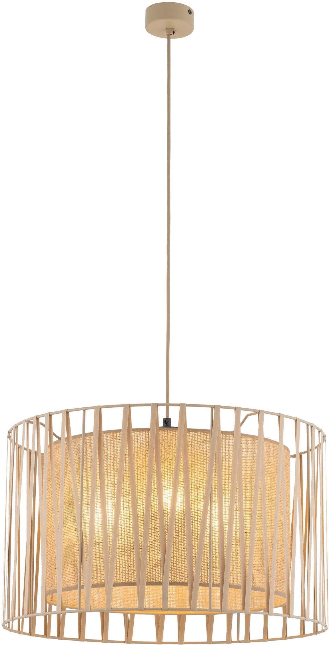 TK Lighting Harmony závesné svietidlo 3x15 W piesková 11461