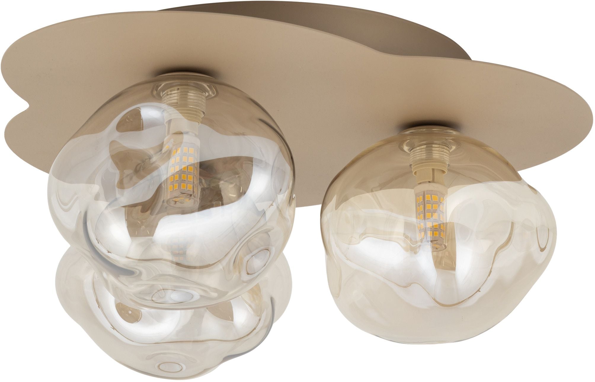 TK Lighting Lava New stropné svietidlo 3x8 W piesková 11454