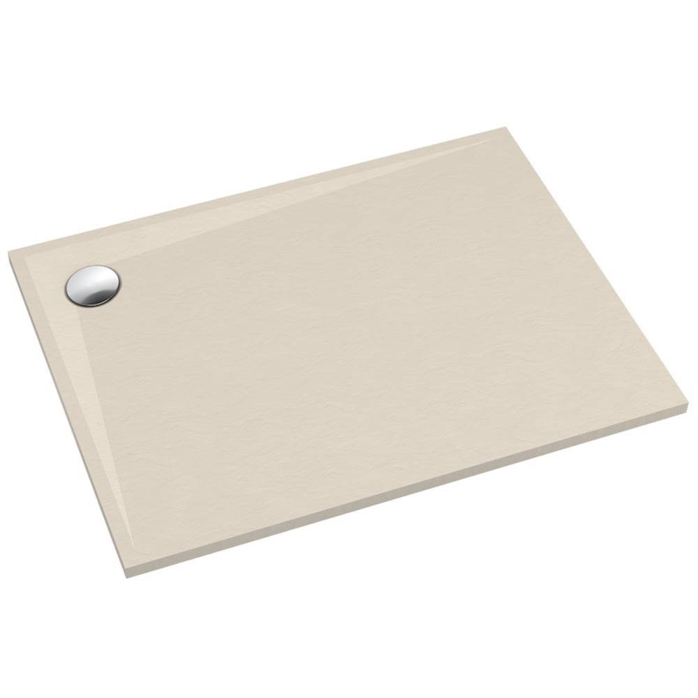 Schedpol Etrusco Cashmere Stone obdĺžniková sprchová vanička 110x80 cm béžová 3.473/PK/ST