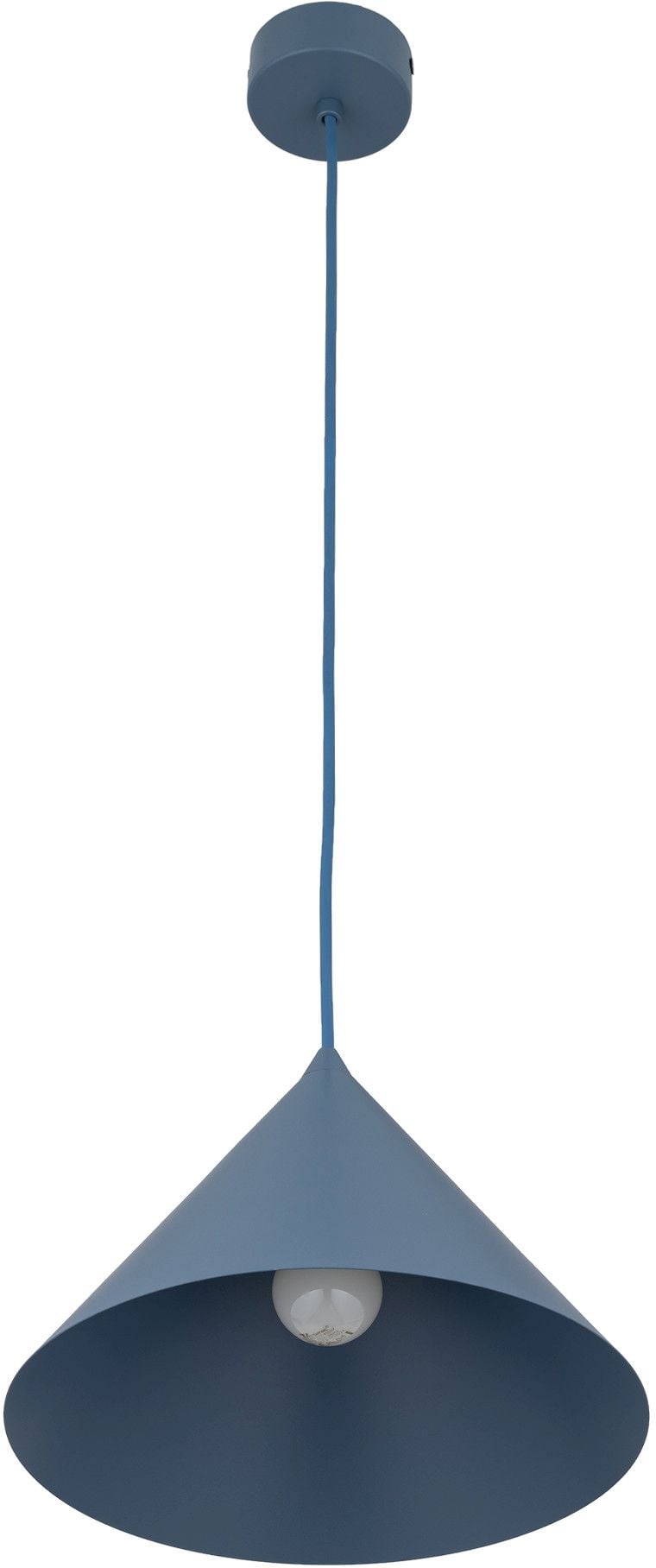 TK Lighting Cono závesné svietidlo 1x15 W modrá 11414