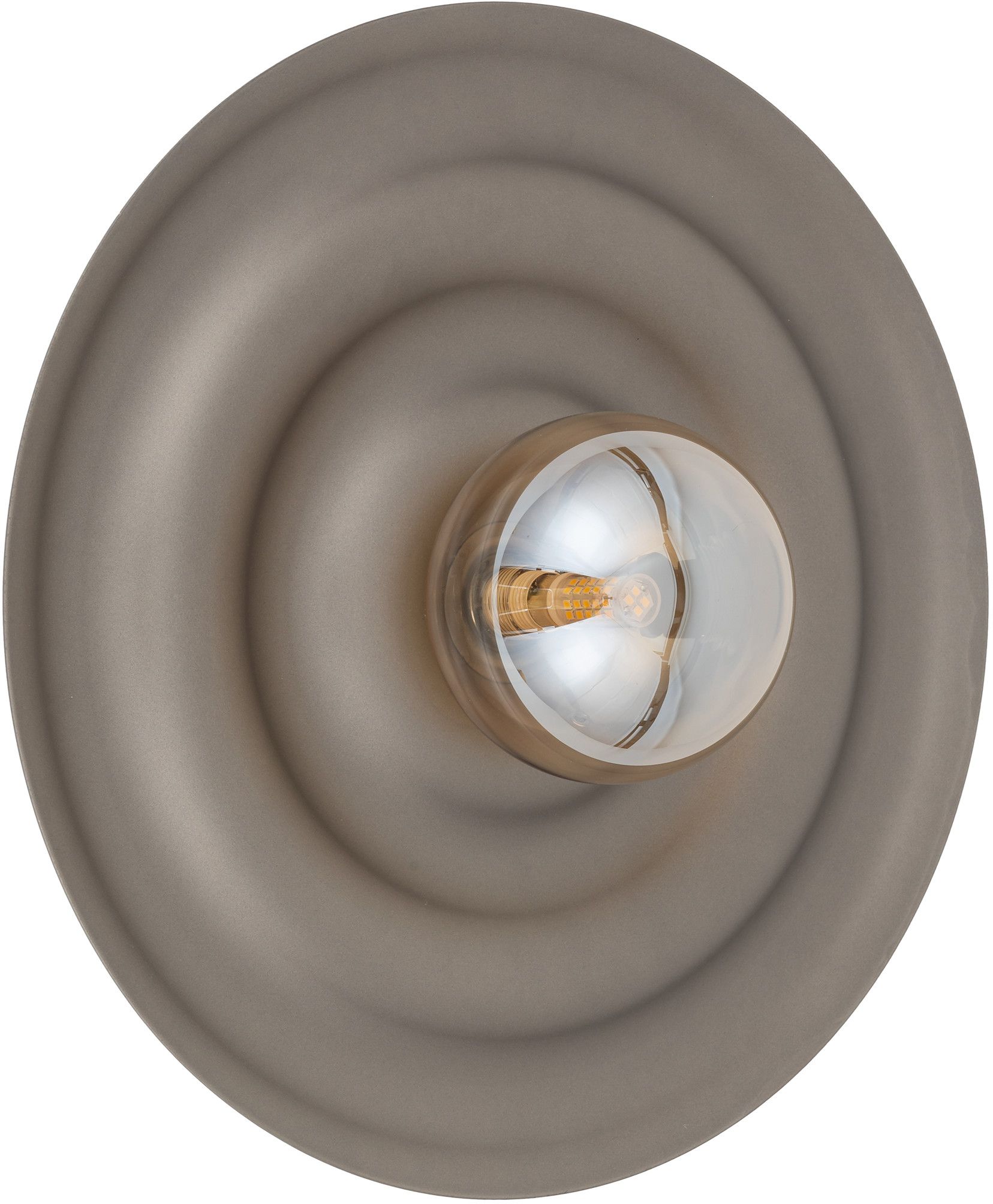 TK Lighting Onda nástenná lampa 1x8 W hnedá 11410