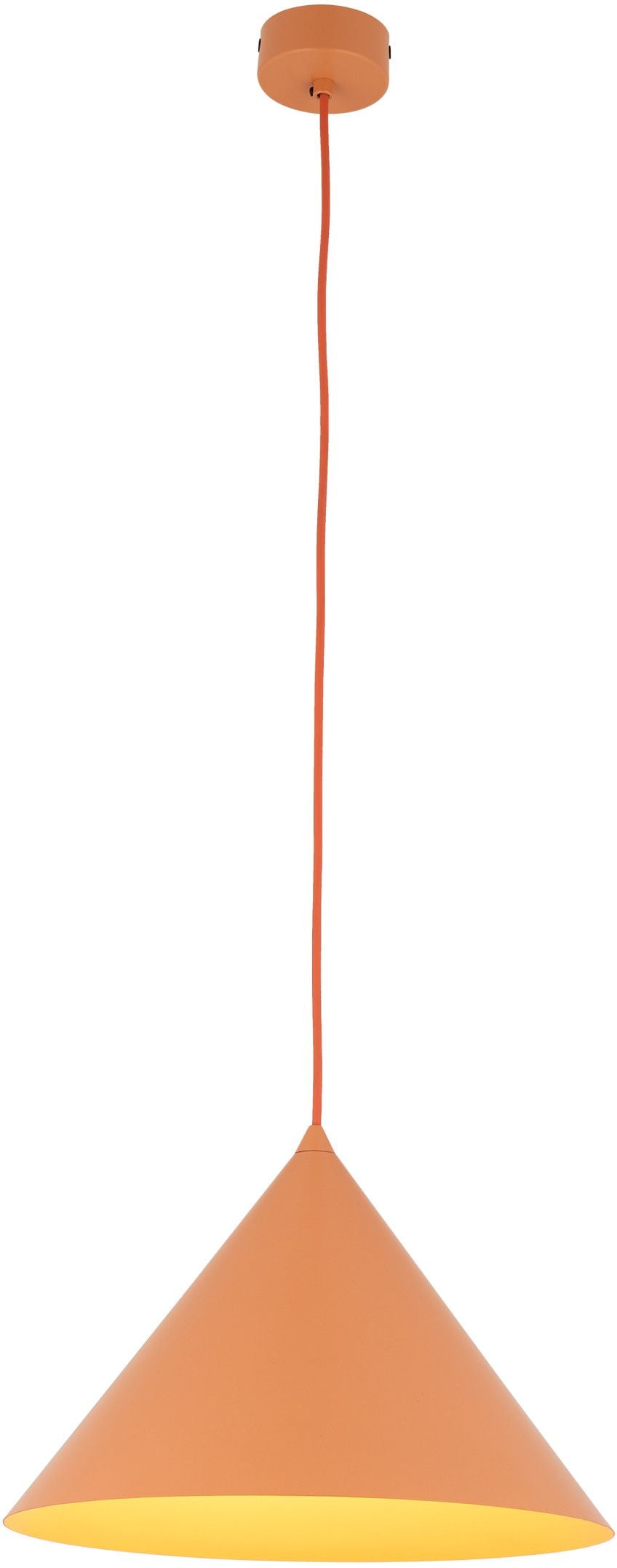 TK Lighting Cono závesné svietidlo 1x15 W lososová 11385