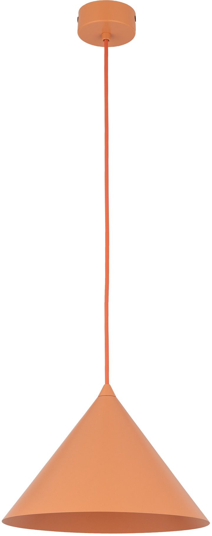 TK Lighting Cono závesné svietidlo 1x15 W lososová 11384