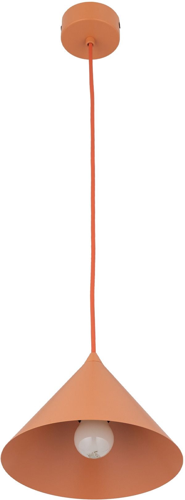 TK Lighting Cono závesné svietidlo 1x15 W lososová 11383