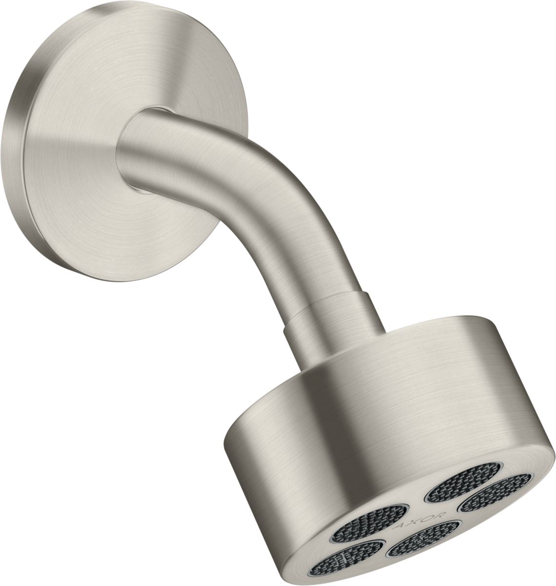 Axor One horná sprcha so sprchovacím ramenom 7.3x7.3 cm okrúhly oceľová 48490800