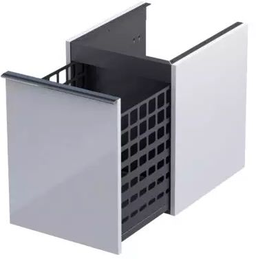 Oristo Etna skrinka 40x45.5x50 cm bočné závesné biela OR52-SN1S-40-1