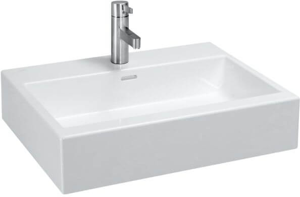 Laufen Living City umývadlo 60x46 cm obdĺžnik klasické umývadlo-pultové umývadlo biela lesklá H8174340001041