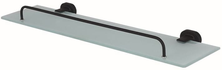 BISK Go kúpeľňová polica 52 cm čierna 08622