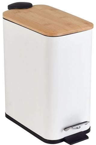 BISK Rado odpadkový kôš 5 l biela 08424